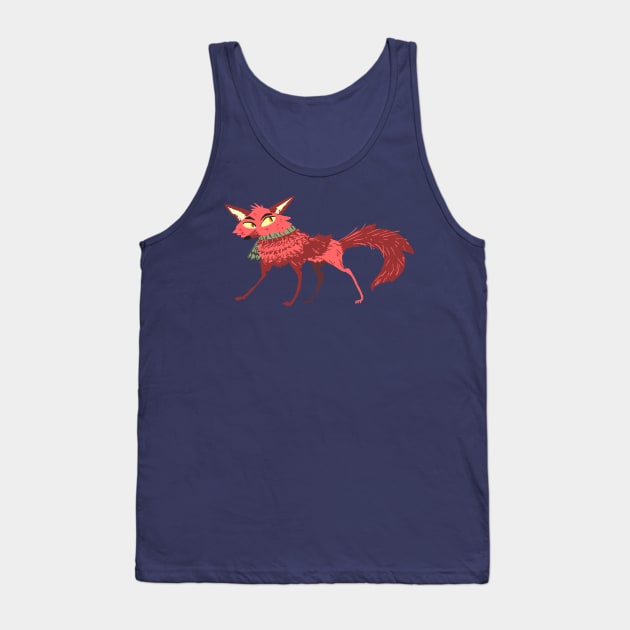 Red Fox Tank Top by sky665